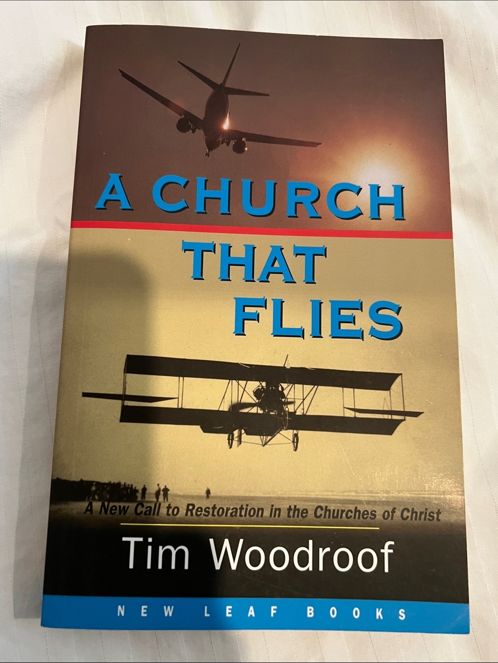 Tim Woodroof 'A Church That Flies' Paperback - Tan & Black Cover